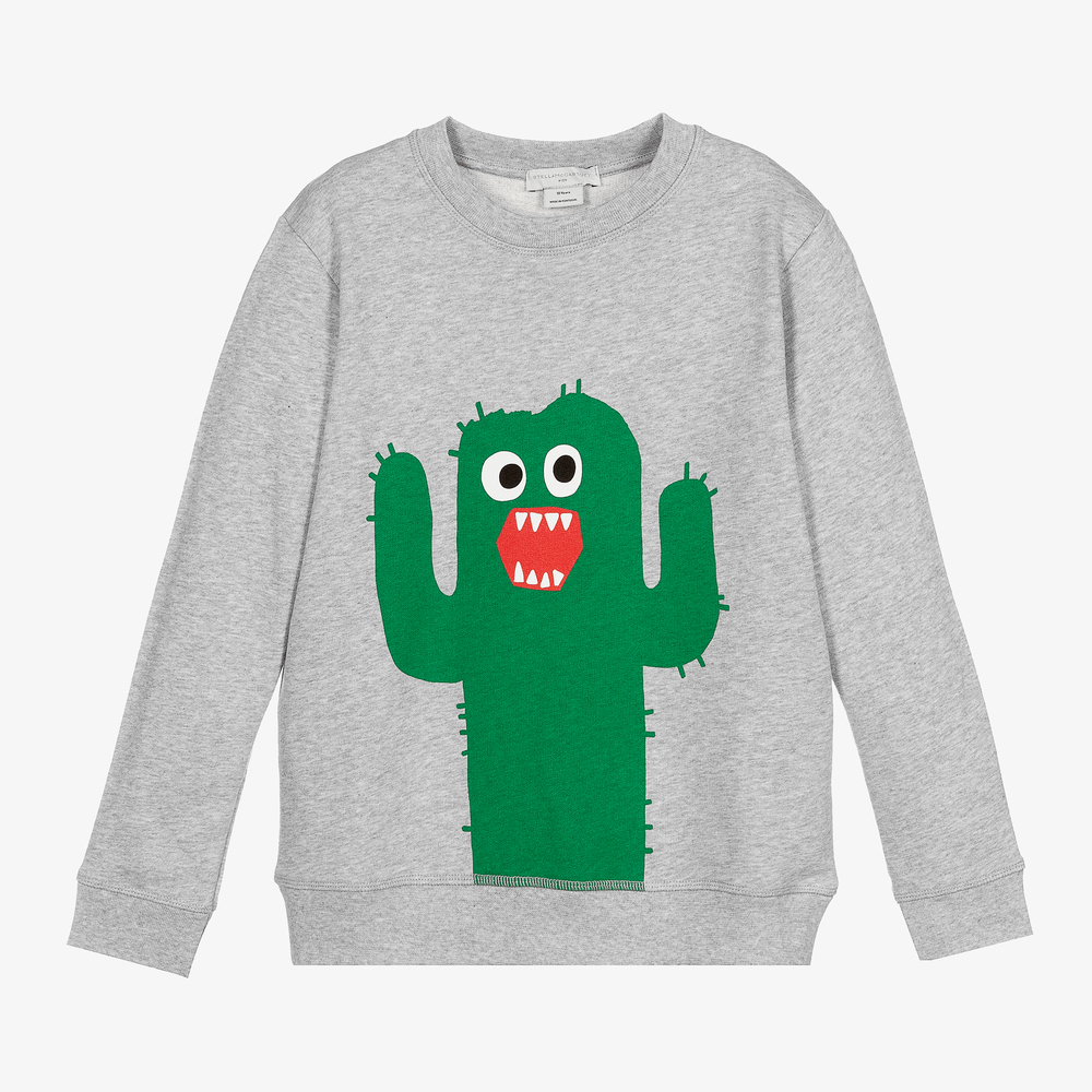 Stella McCartney Kids - Graues Teen Kaktus-Sweatshirt | Childrensalon