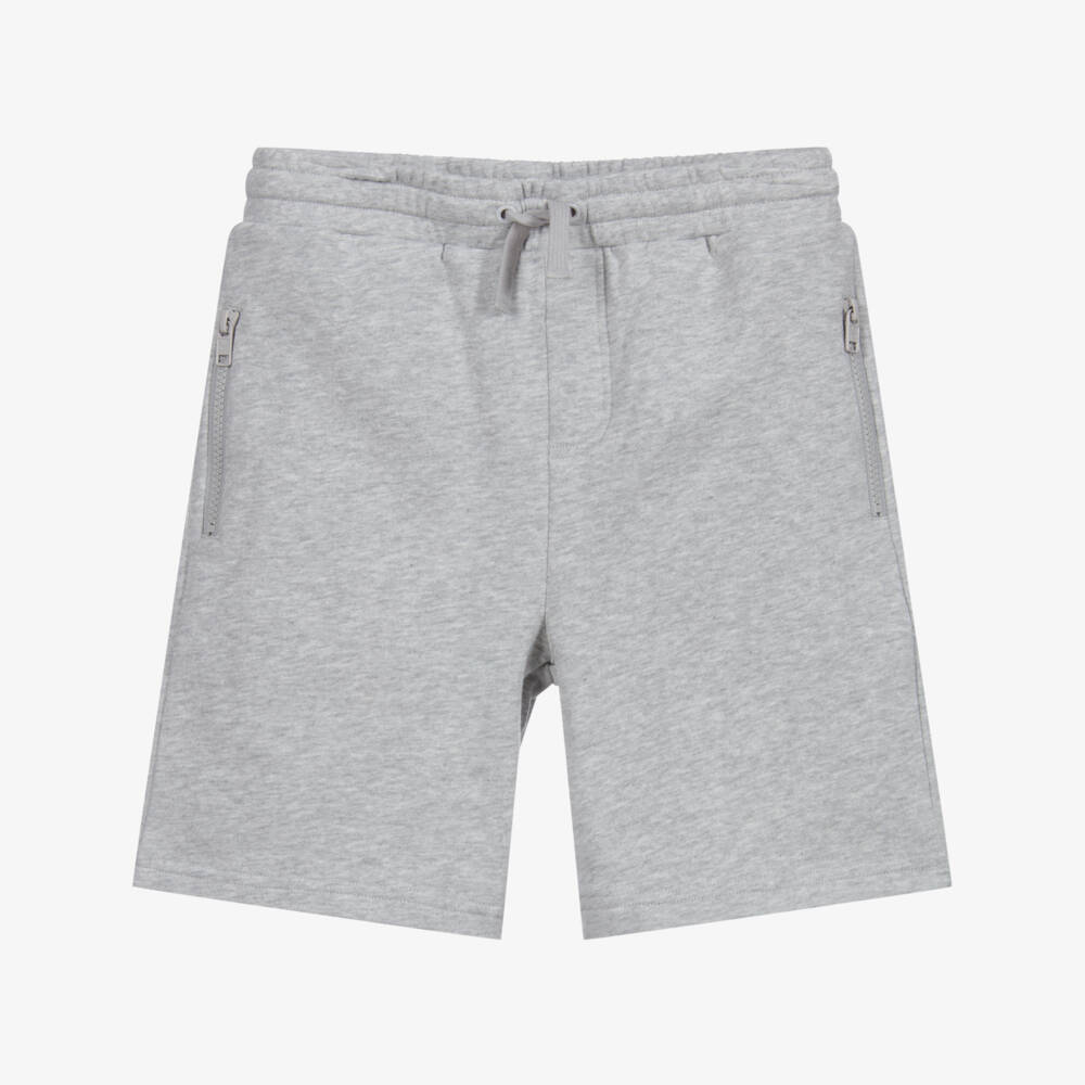 Stella McCartney Kids-Teen Grey Jersey Shorts | Childrensalon Outlet