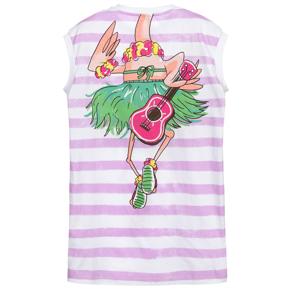 Stella McCartney Kids-Платье с фламинго в гавайском стиле для подростков | Childrensalon Outlet