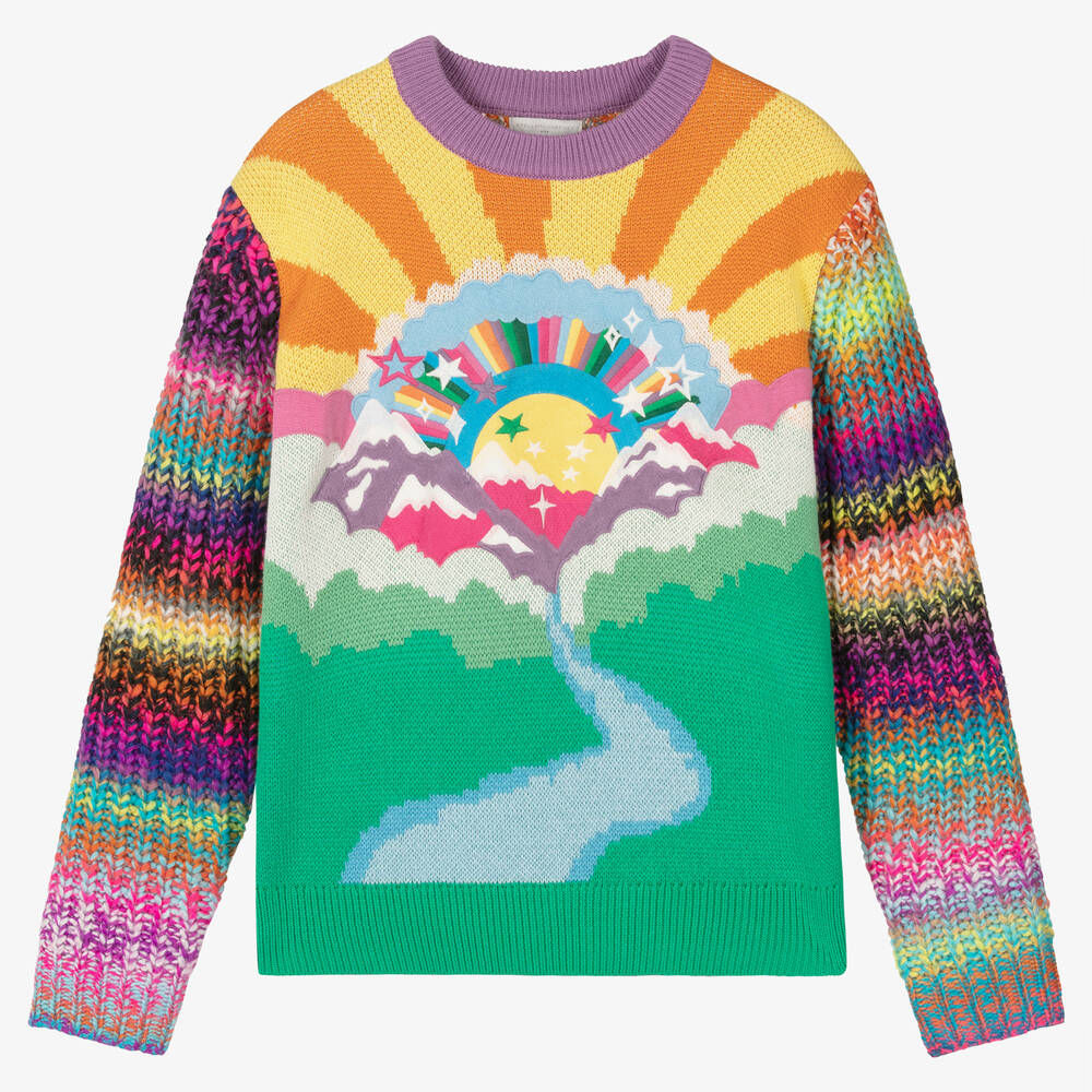 Stella McCartney Kids - Teen Multicolour Knit Sweater | Childrensalon
