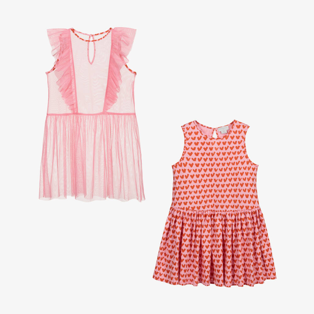 Stella McCartney Kids-Teen Pink 2 Piece Dress | Childrensalon Outlet