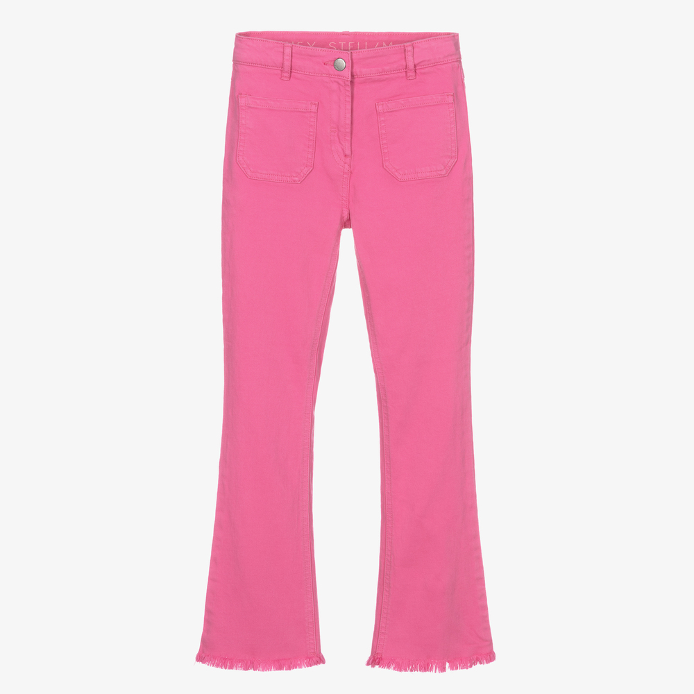 Stella McCartney Kids - Teen Pink Denim Flared Jeans