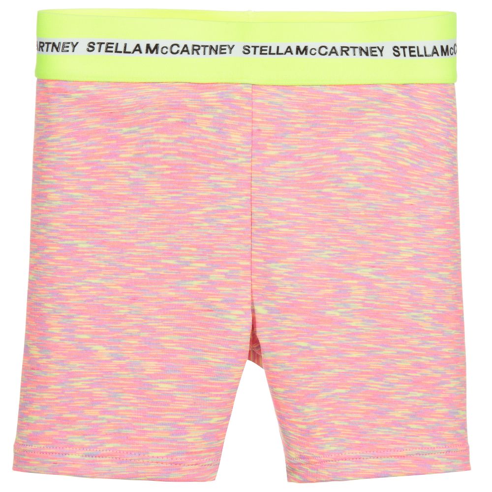 Stella McCartney Kids - Rosafarbene Teen Sportshorts mit Logo  | Childrensalon