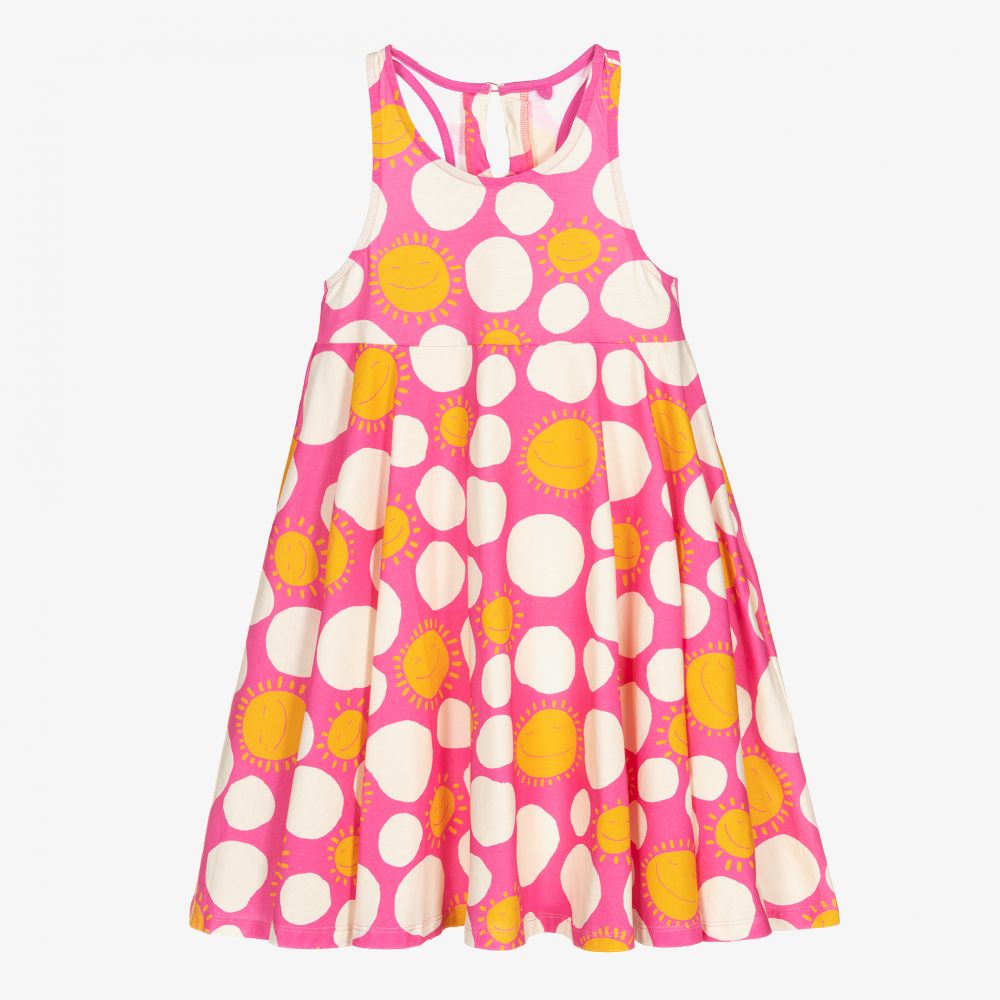 Stella McCartney Kids - Rosa Teen Sonnen-Baumwollkleid | Childrensalon