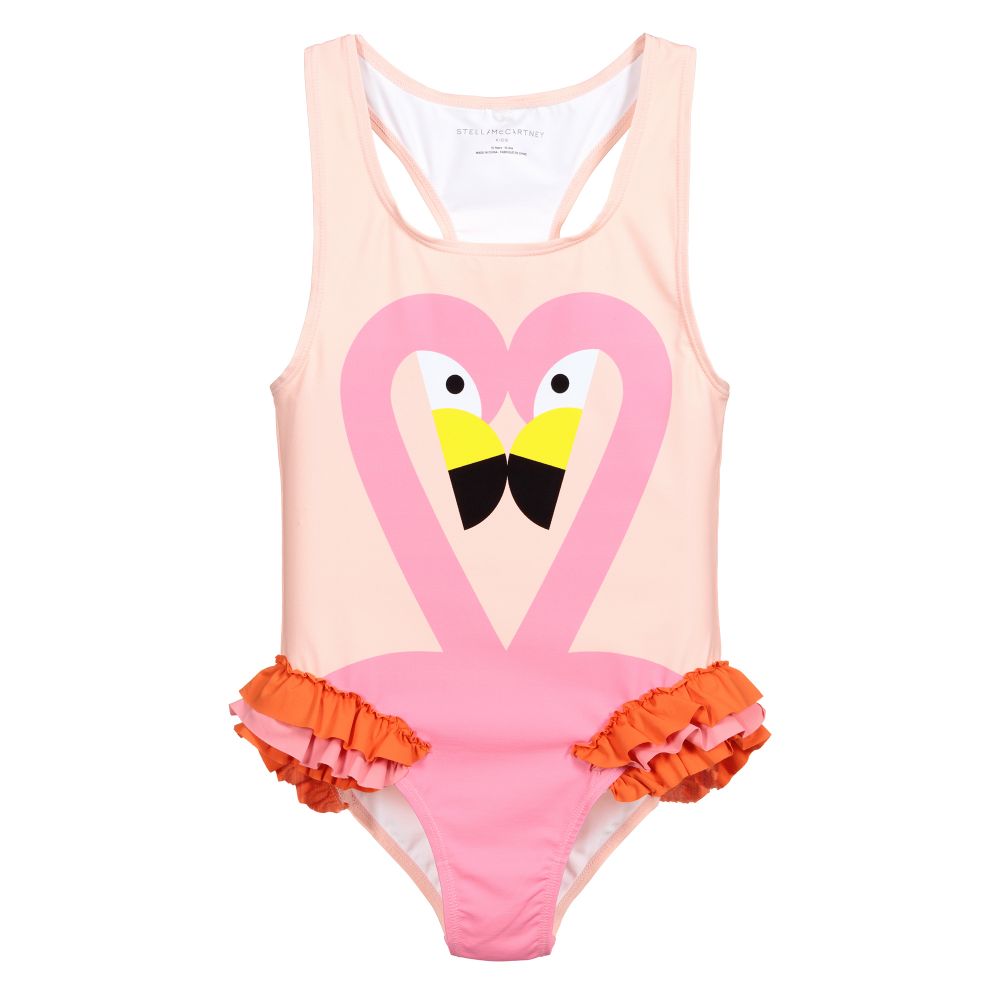 Stella McCartney Kids Maillot de bain rose Ado fille UV 50