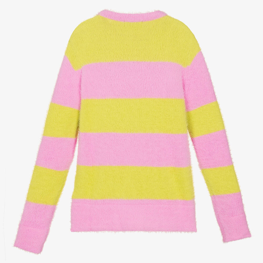 Stella McCartney Kids Teen Pink Yellow Sweater