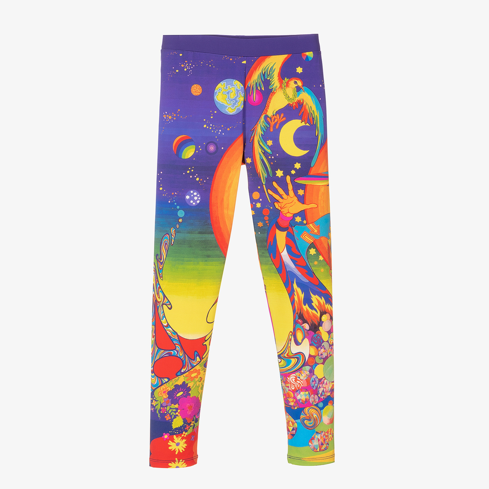 Stella McCartney Kids-Фиолетовые легинсы для подростков (UPF50+) | Childrensalon Outlet