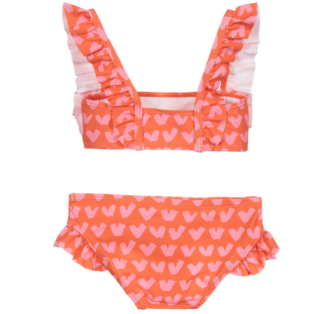Stella McCartney Kids-Teen Red Hearts Bikini | Childrensalon Outlet