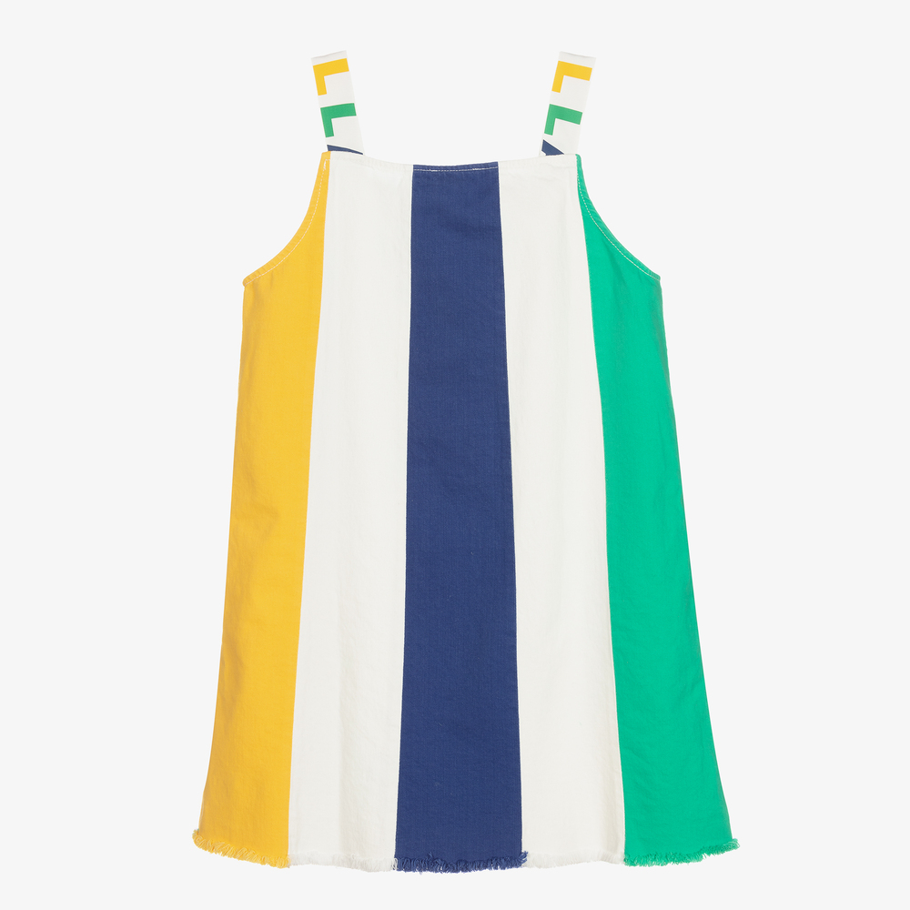 Stella McCartney Kids-Белое джинсовое платье для подростков | Childrensalon Outlet