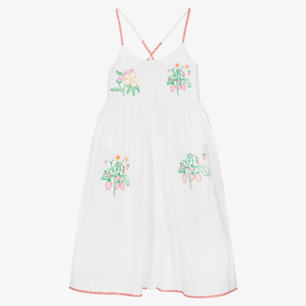 Stella McCartney Kids - Teen White Linen Dress | Childrensalon