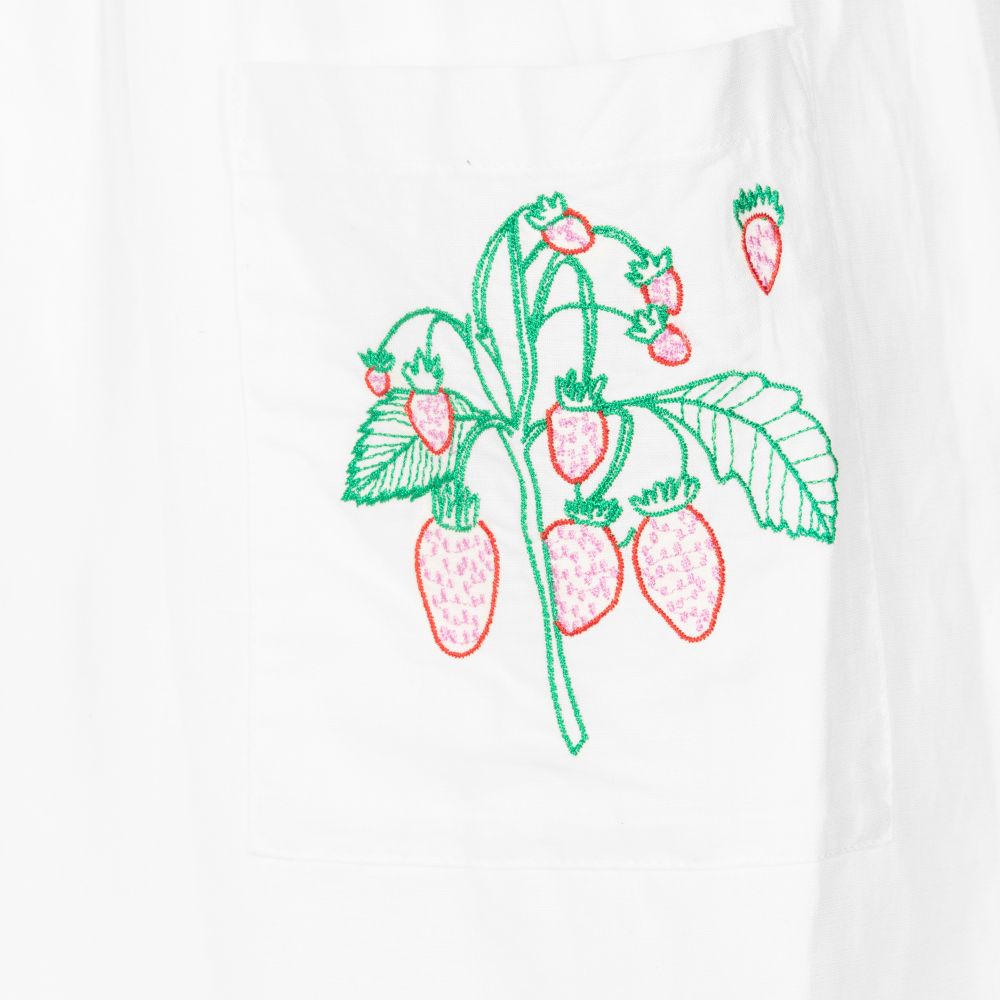 Stella McCartney Kids-Teen White Linen Dress | Childrensalon Outlet