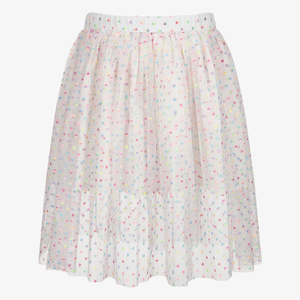 Stella McCartney Kids-Teen White Tulle Skirt | Childrensalon Outlet