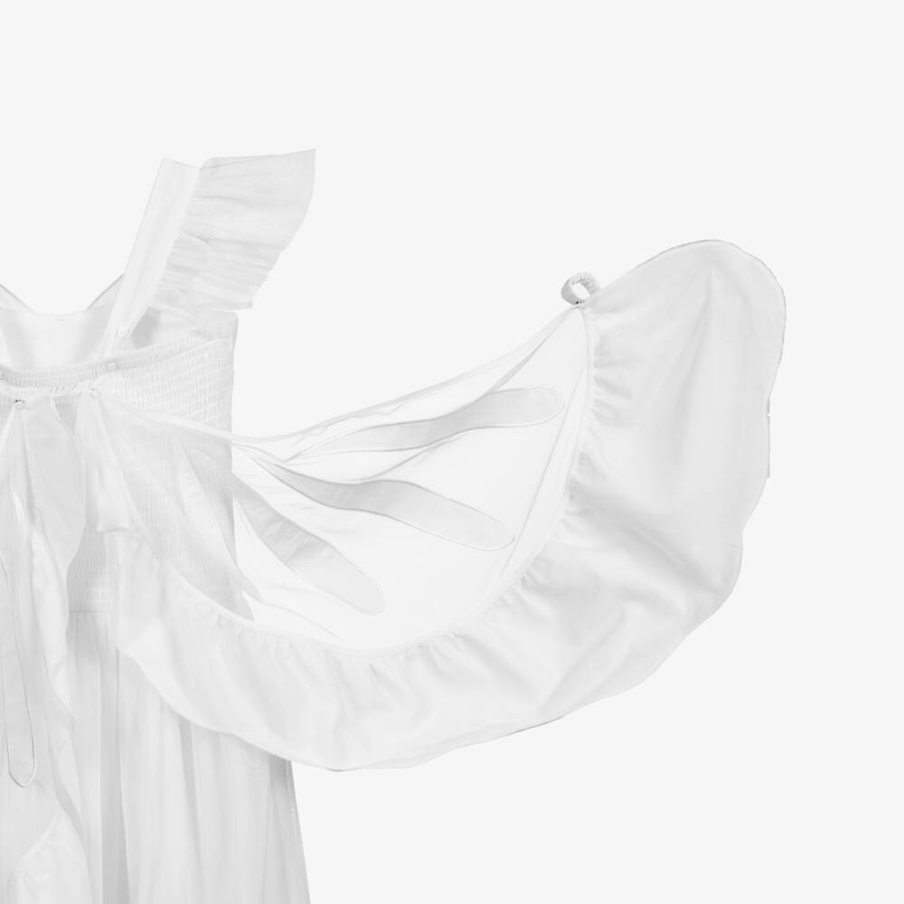 Stella McCartney Kids-Teen White Tulle Wings Dress | Childrensalon Outlet