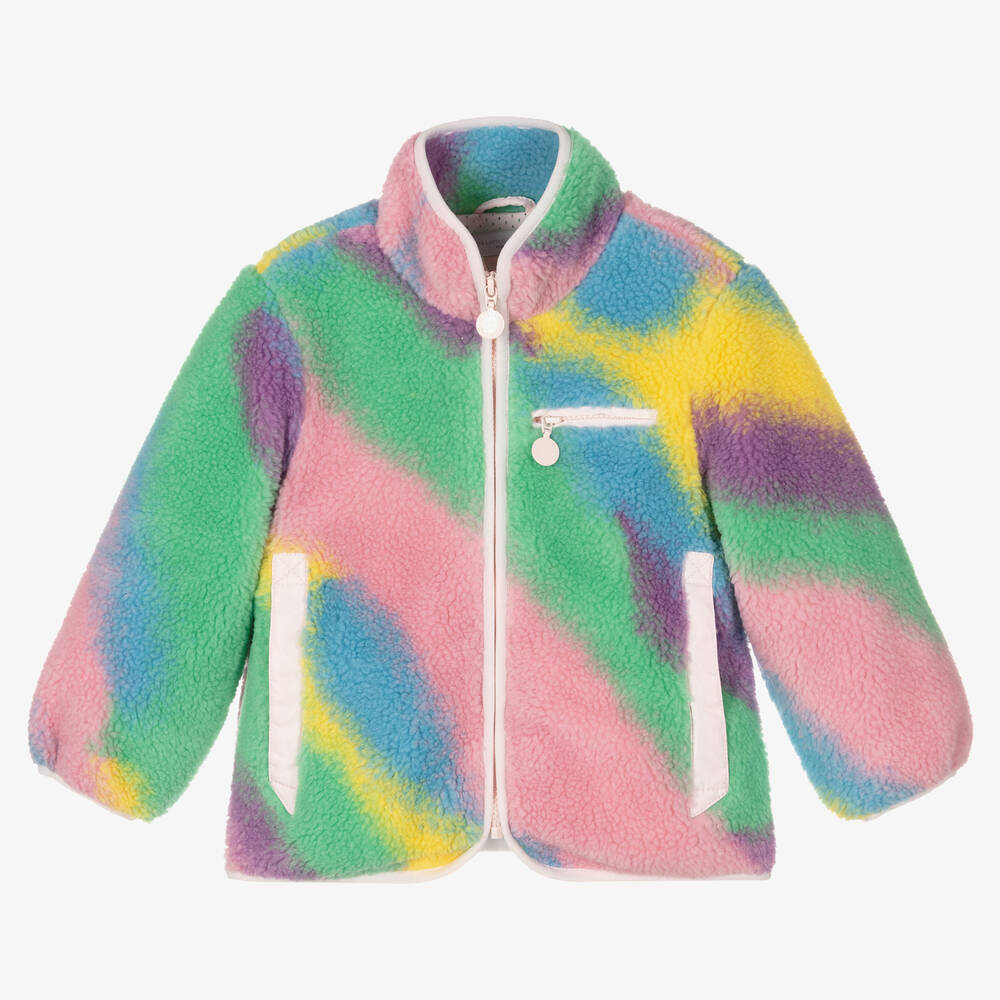 Stella McCartney Kids - Tie-Dye Teddy Fleece Jacket | Childrensalon