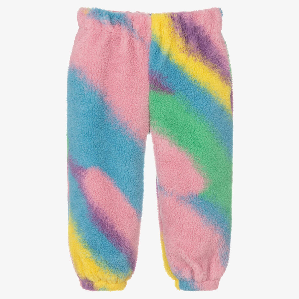 Stella McCartney Kids - Teddy-Fleece-Jogginghose im Batik-Design | Childrensalon