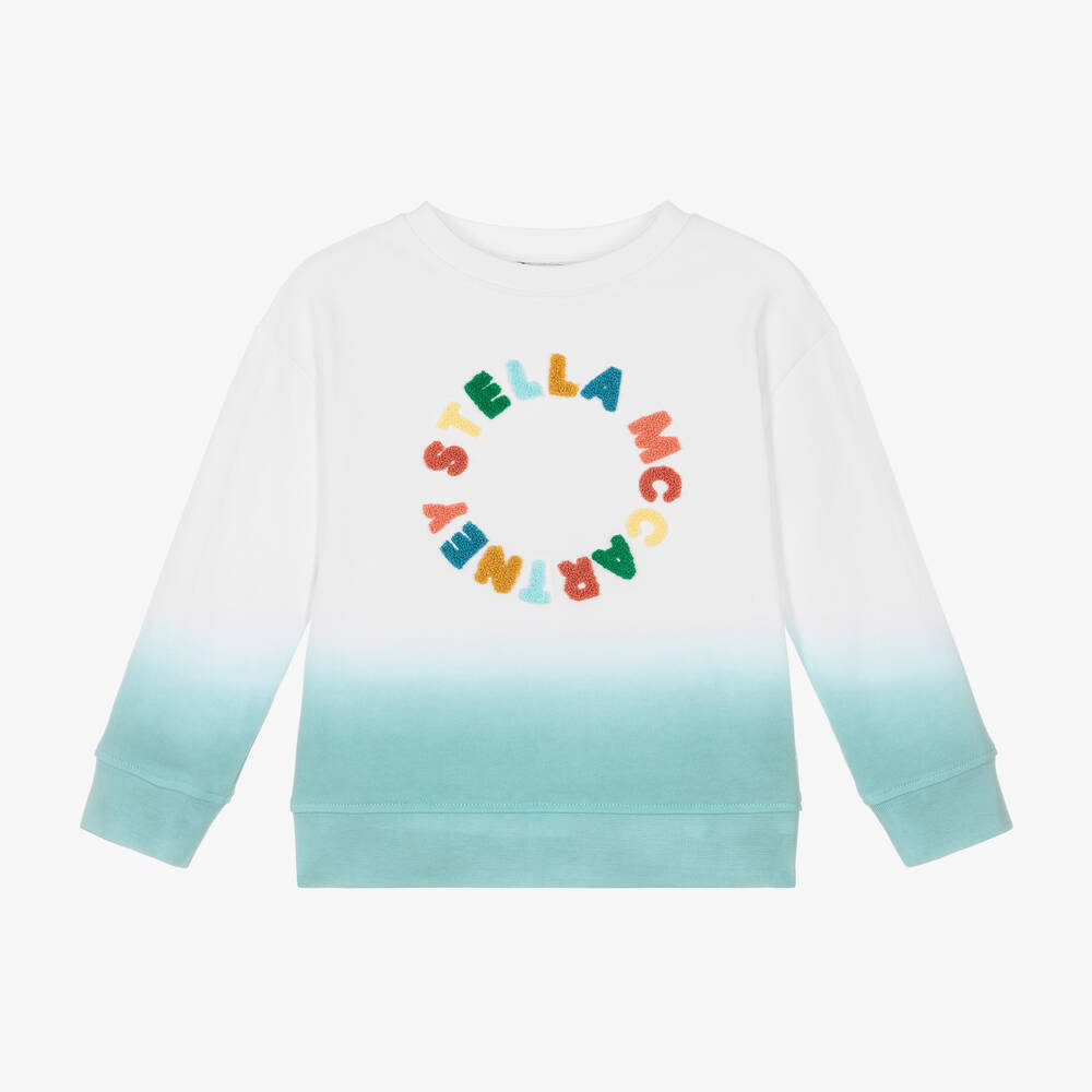 Childrens white sweatshirt top