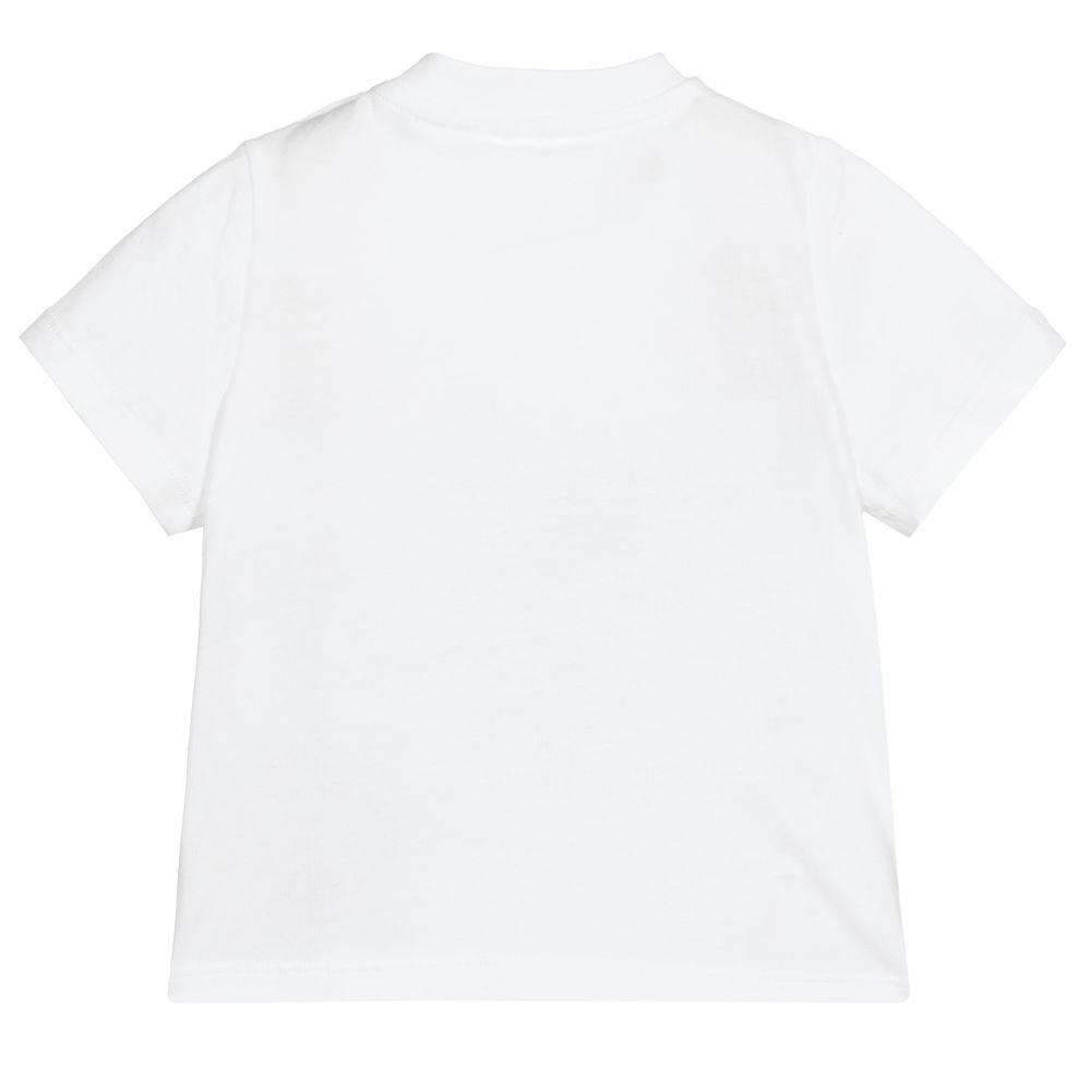 Stella McCartney Kids - White Cotton Baby T-Shirt