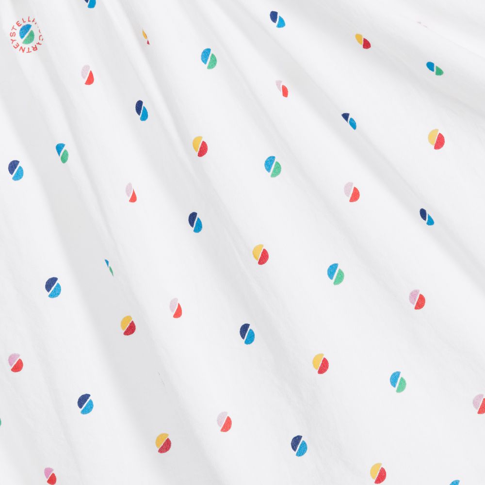 Stella McCartney Kids-White Organic Cotton Sundress | Childrensalon Outlet