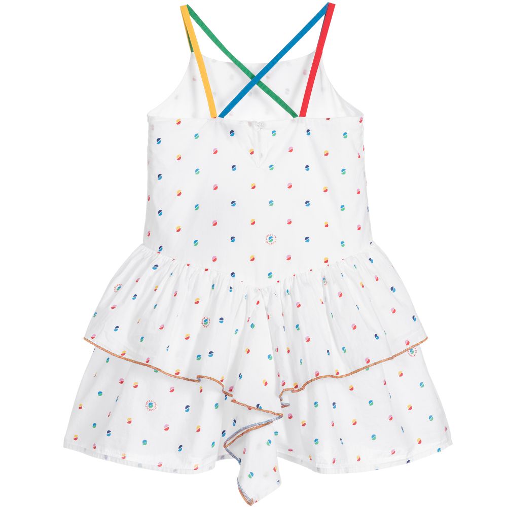 Kids white sundress store