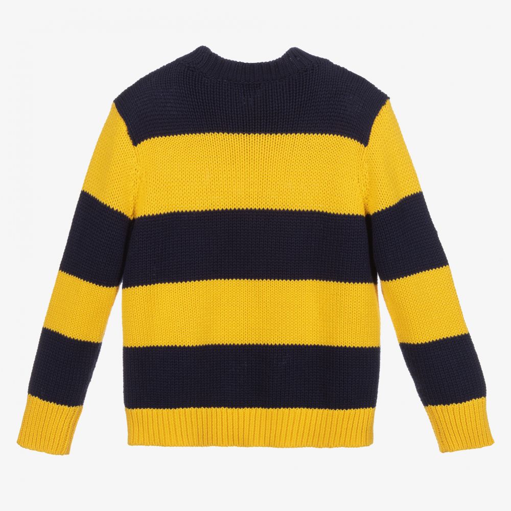Blue and deals yellow sweater