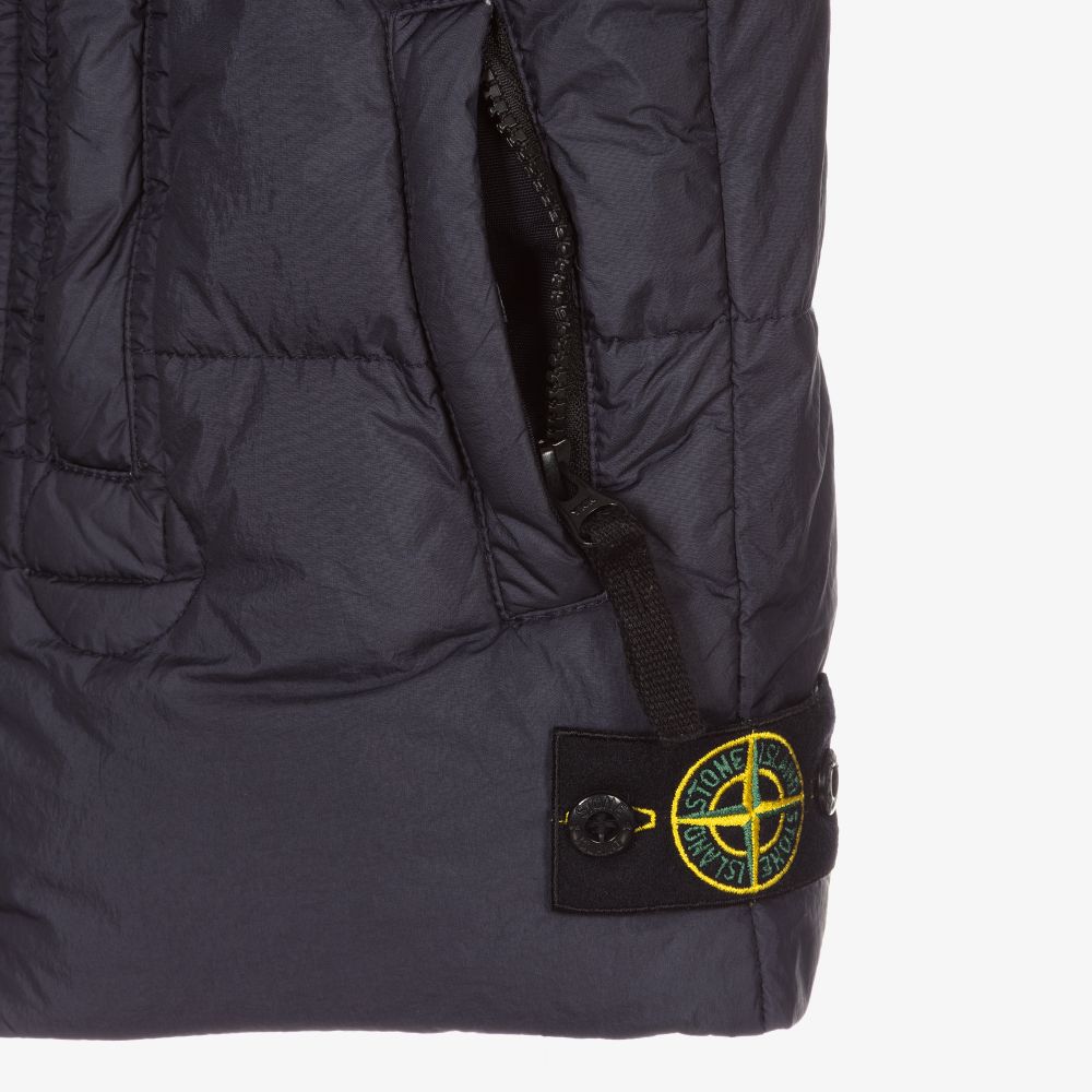 Junior stone island gilet top