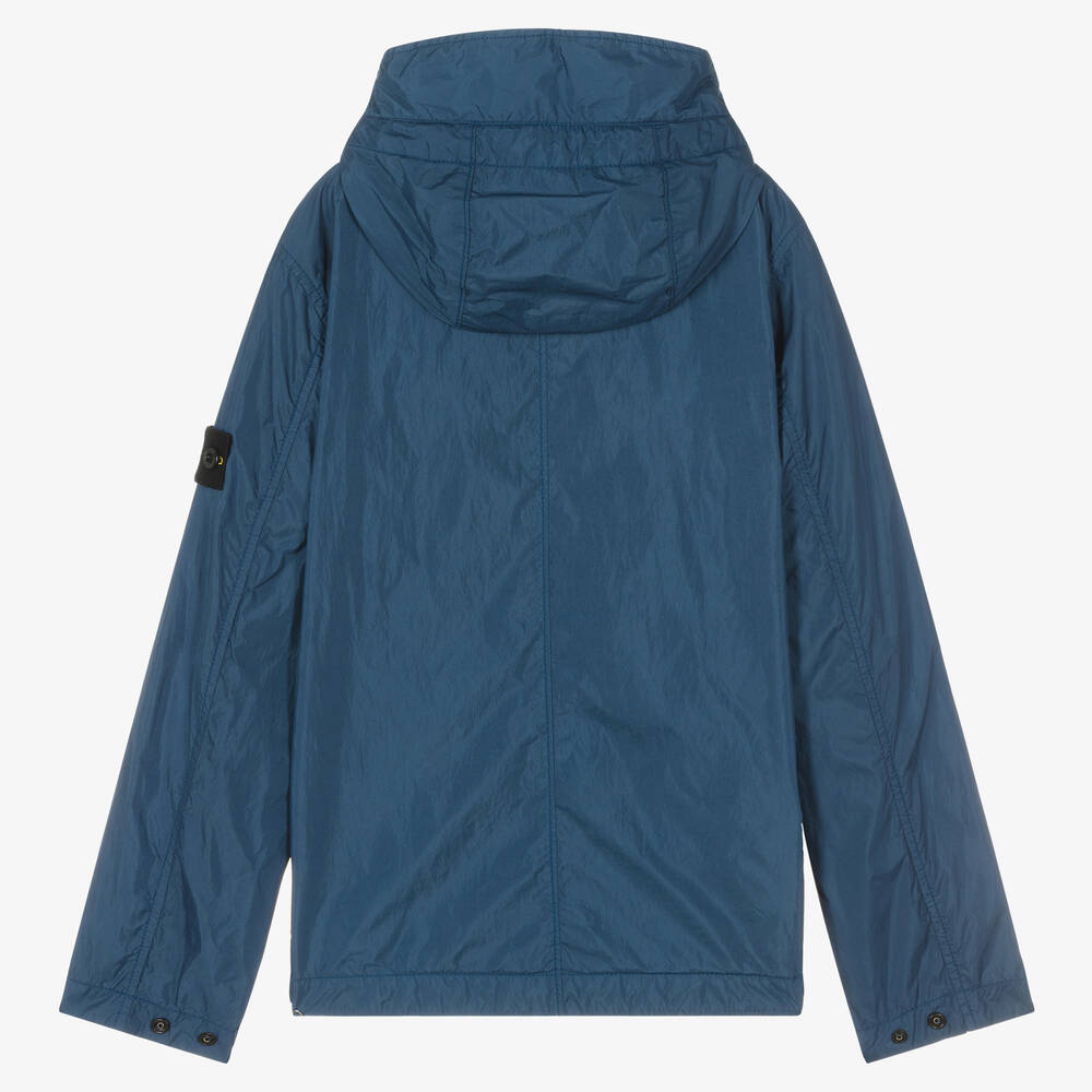 Baby blue stone island top jacket