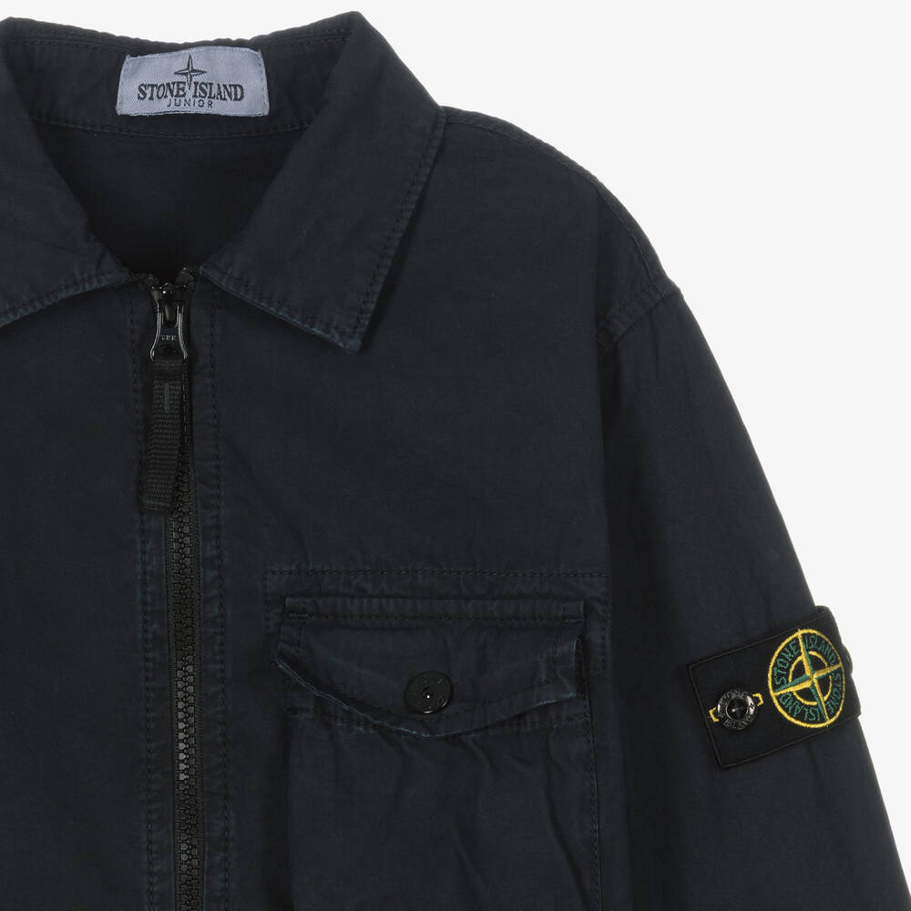 Boys stone clearance island overshirt
