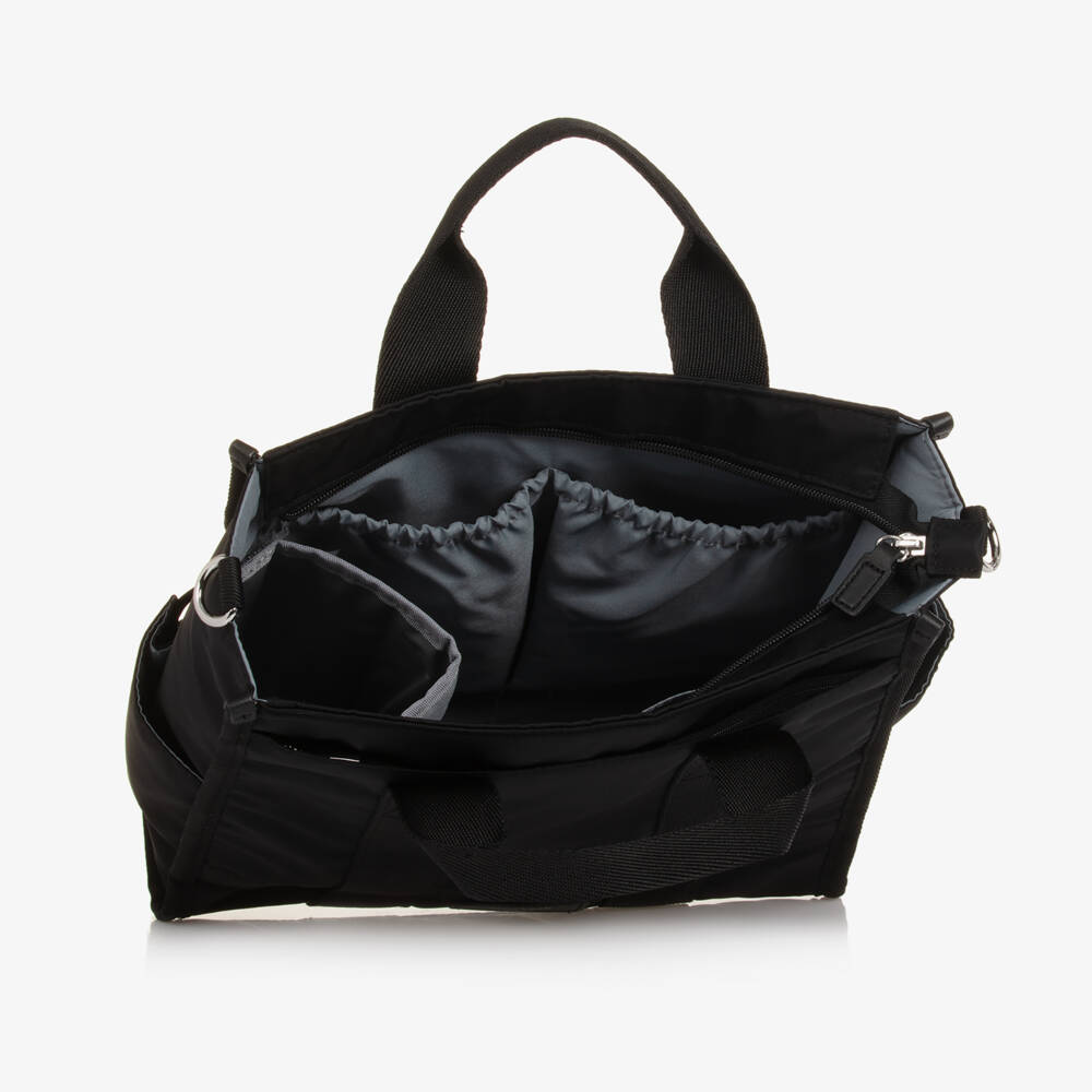 Storksak-Black 2-in-1 Thea Changing Bag (34cm) | Childrensalon Outlet