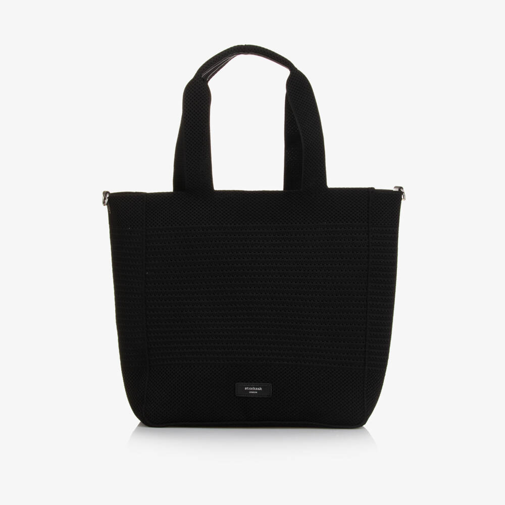 Storksak-Black 2-in-1 Thea Changing Bag (34cm) | Childrensalon Outlet