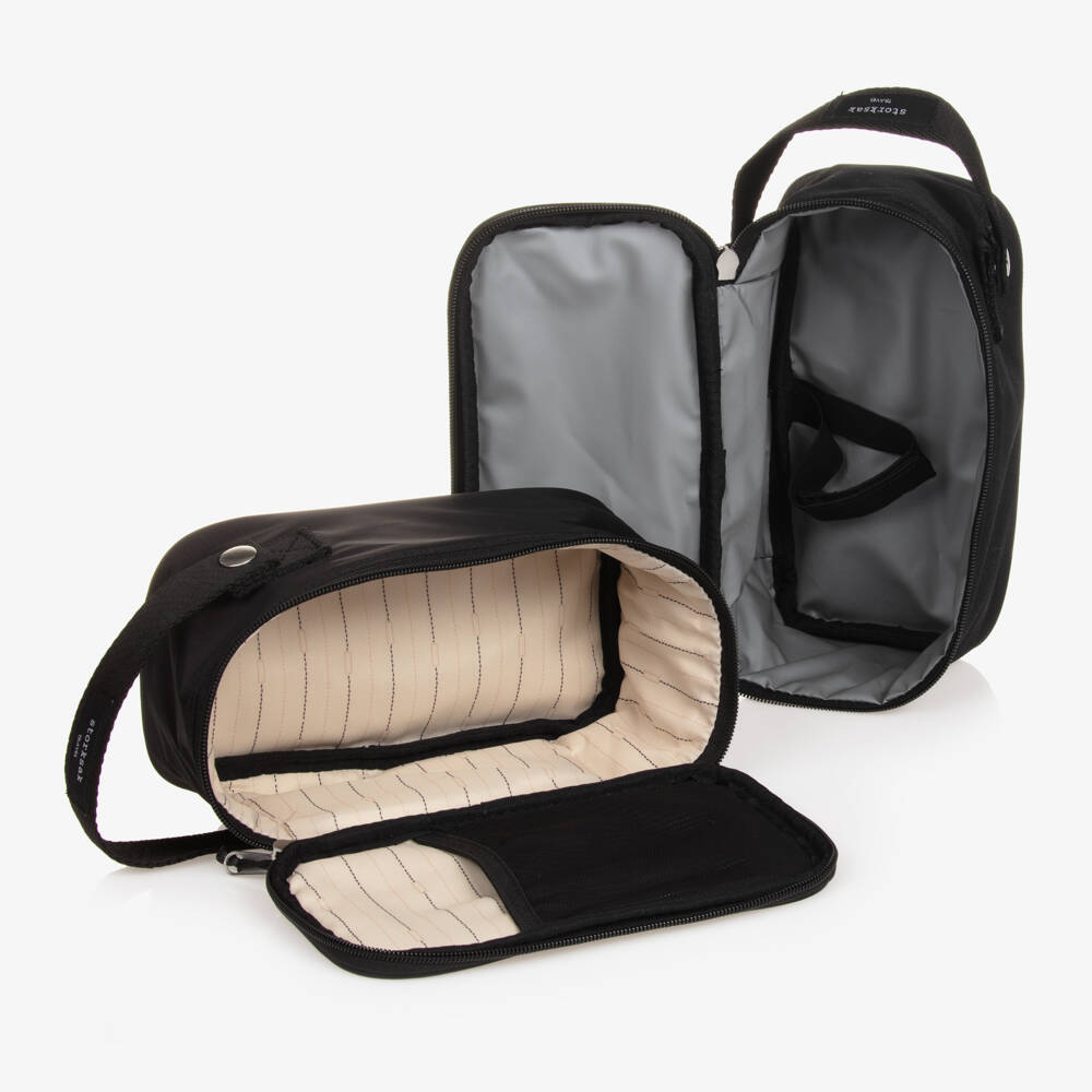 Storksak-Black Eco Backpack Changing Bag (34cm) | Childrensalon Outlet