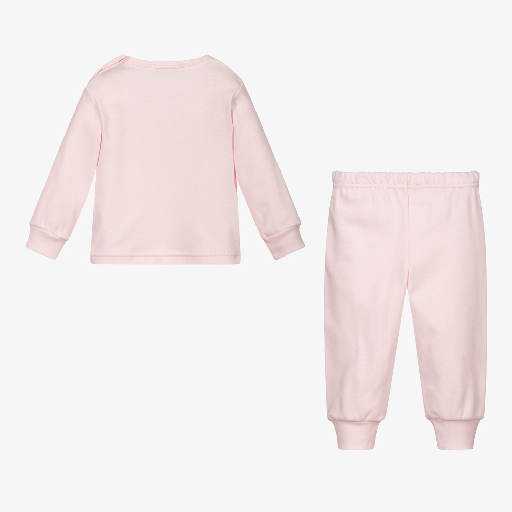 Story Loris-بيجاما قطن جيرسي لون زهري للمولودات | Childrensalon Outlet