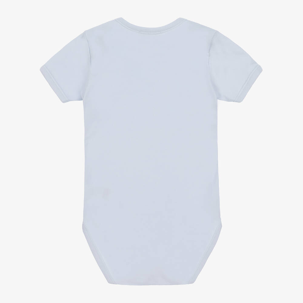 Story Loris-Бело-голубые хлопковые боди (2шт.) | Childrensalon Outlet