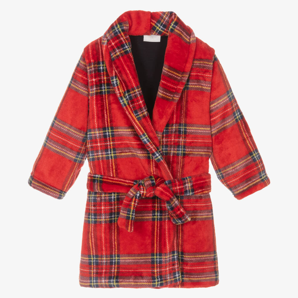Story Loris-Boys Cosy Tartan Robe | Childrensalon Outlet