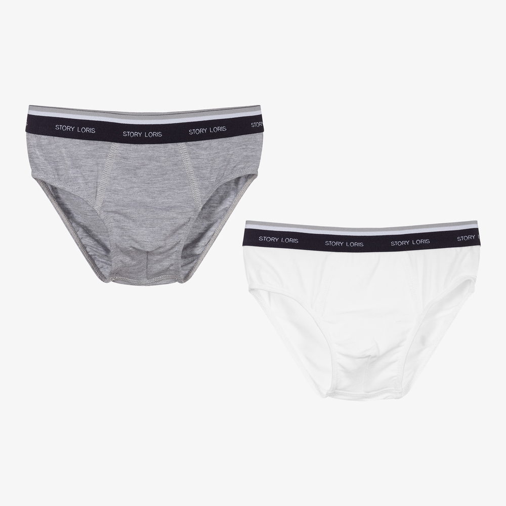 Story Loris - Boys Modal Briefs (2 Pack) | Childrensalon