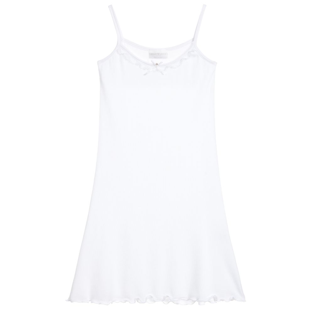 Story Loris - Girls Luxury White Nightdress | Childrensalon