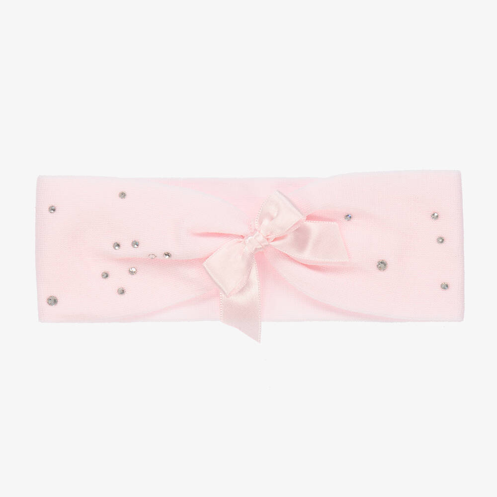 Story Loris-Girls Pale Pink Diamanté Headband | Childrensalon Outlet