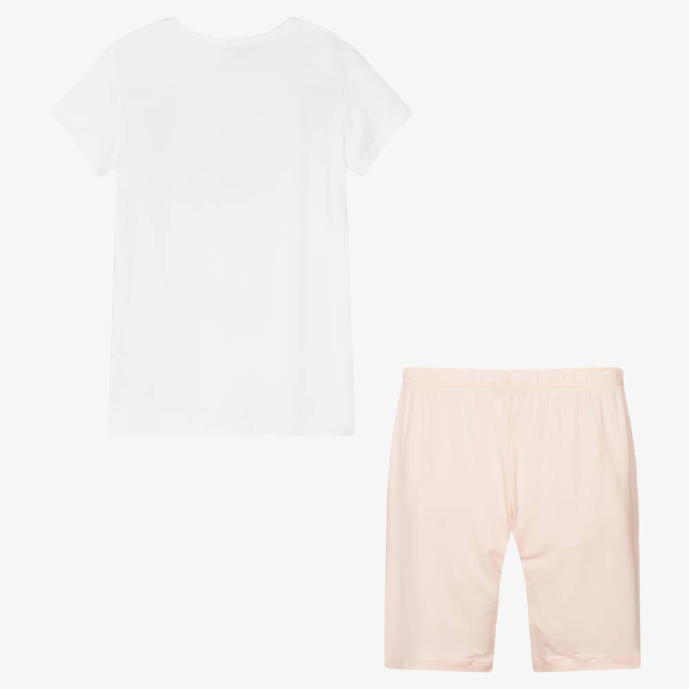 Story Loris-Girls Pale Pink Modal Sleepwear | Childrensalon Outlet