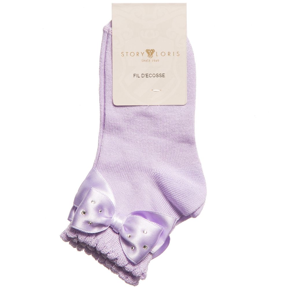 childrens purple socks