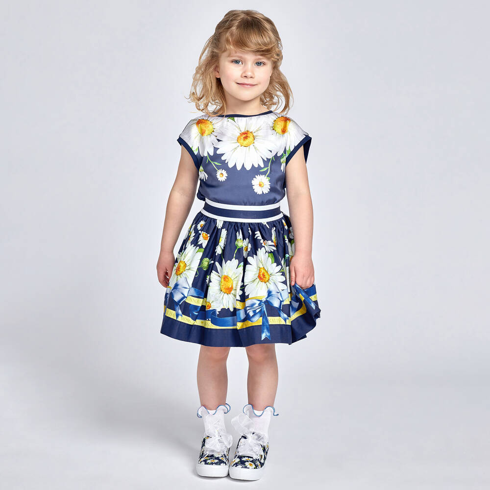 Story Loris-Girls White & Sky Blue Ruffle Socks | Childrensalon Outlet