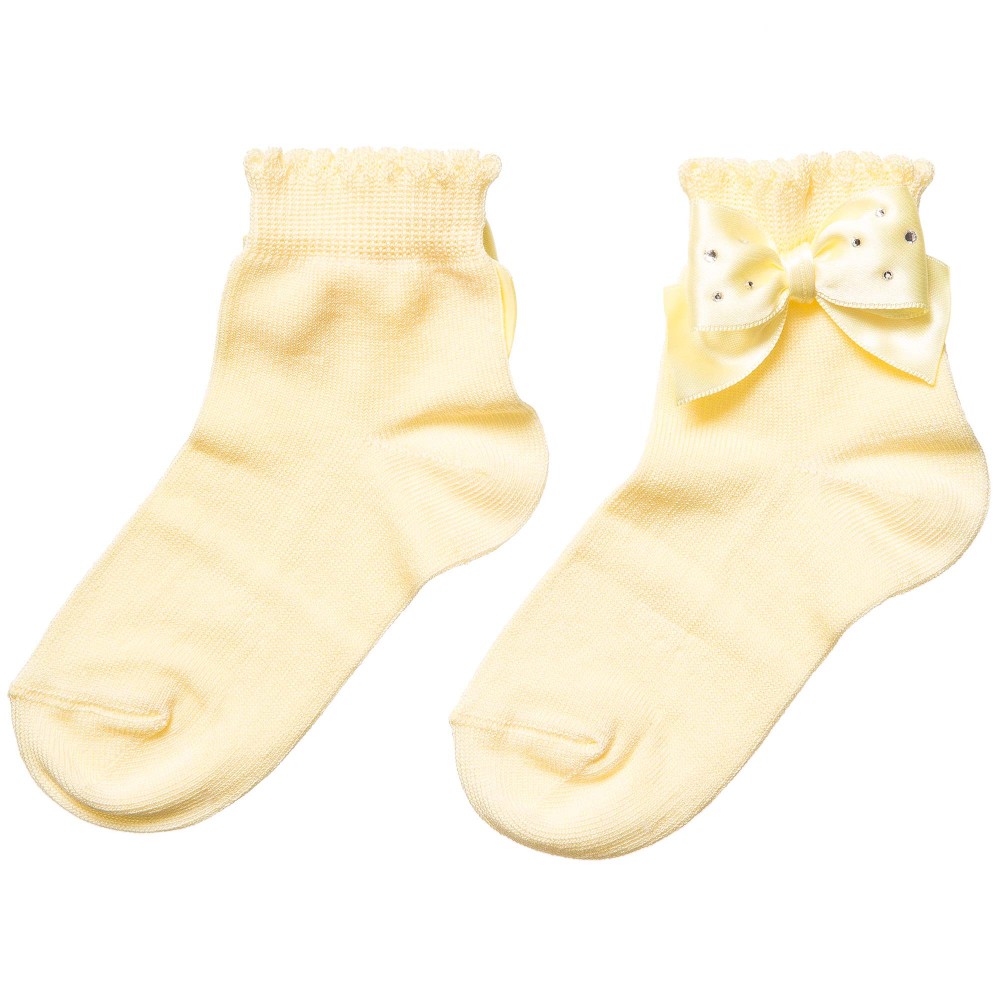 girls yellow socks