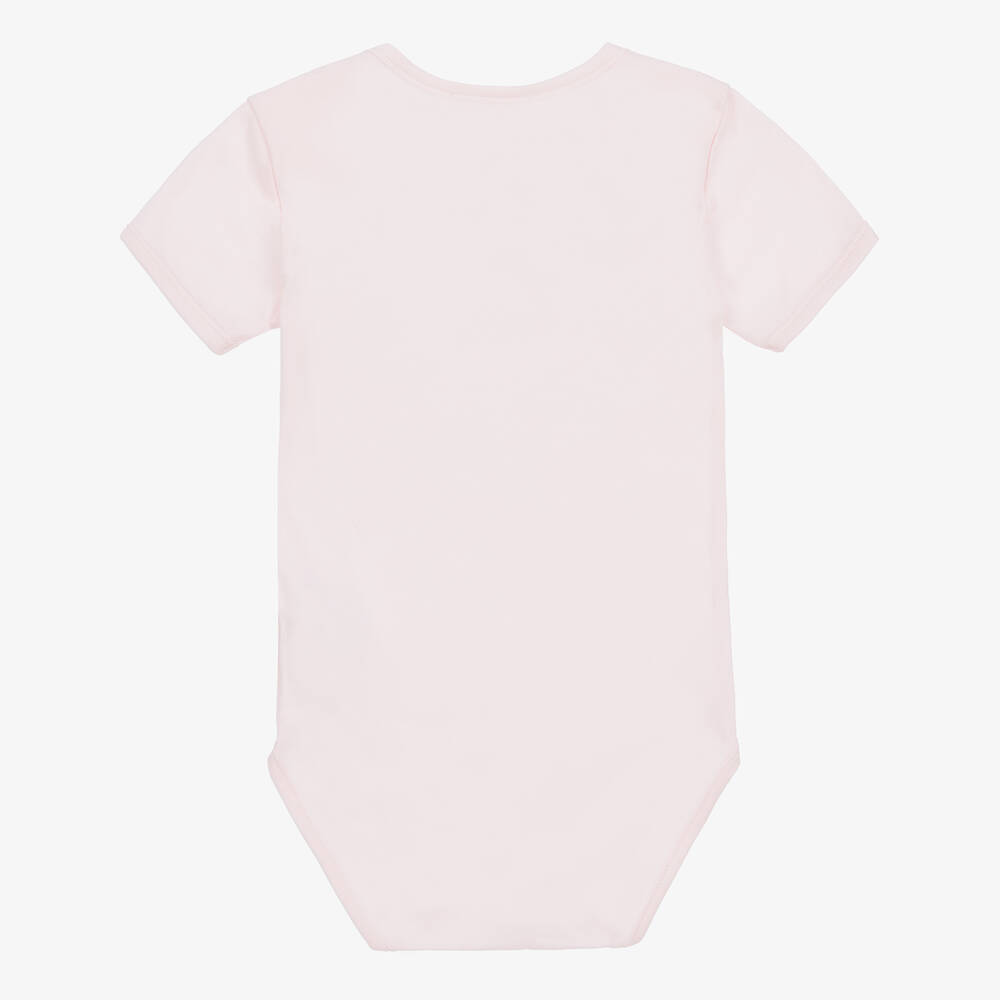 Story Loris-Pink & White Bodyvests (2 Pack) | Childrensalon Outlet