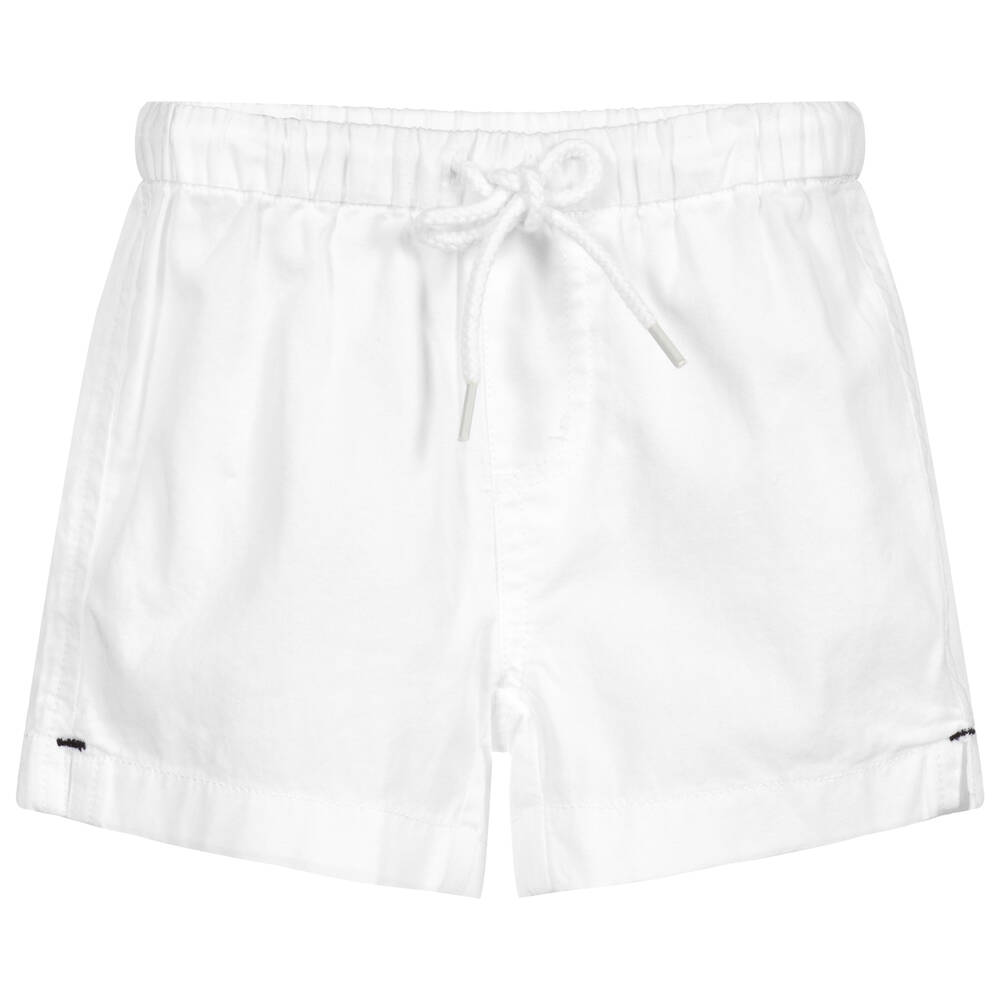 Boys white shorts sales