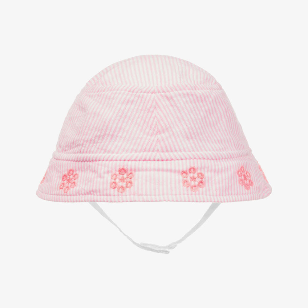 Sunuva-Baby Girls Cotton Sun Hat | Childrensalon Outlet