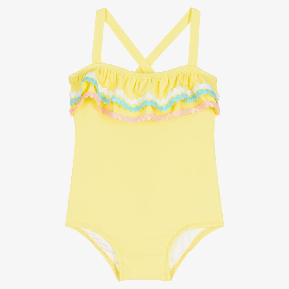 Sunuva - Gelber Badeanzug für Babys (M) | Childrensalon