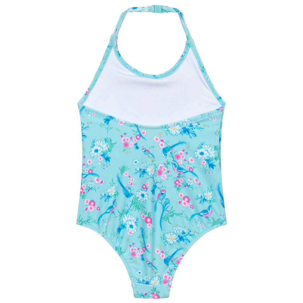 Sunuva-Blue Floral Swimsuit (UPF50+) | Childrensalon Outlet