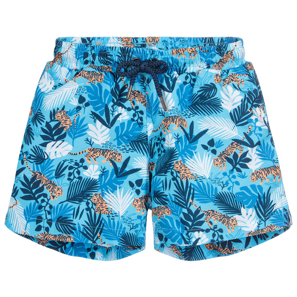 Sunuva-Blue Swim Shorts (UPF 50+) | Childrensalon Outlet