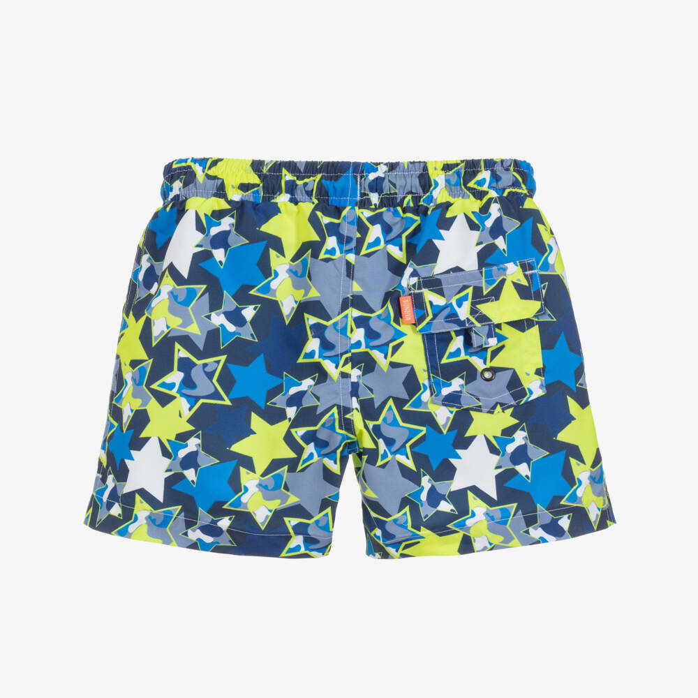 Sunuva-Boys Blue Swim Shorts (UPF50+) | Childrensalon Outlet
