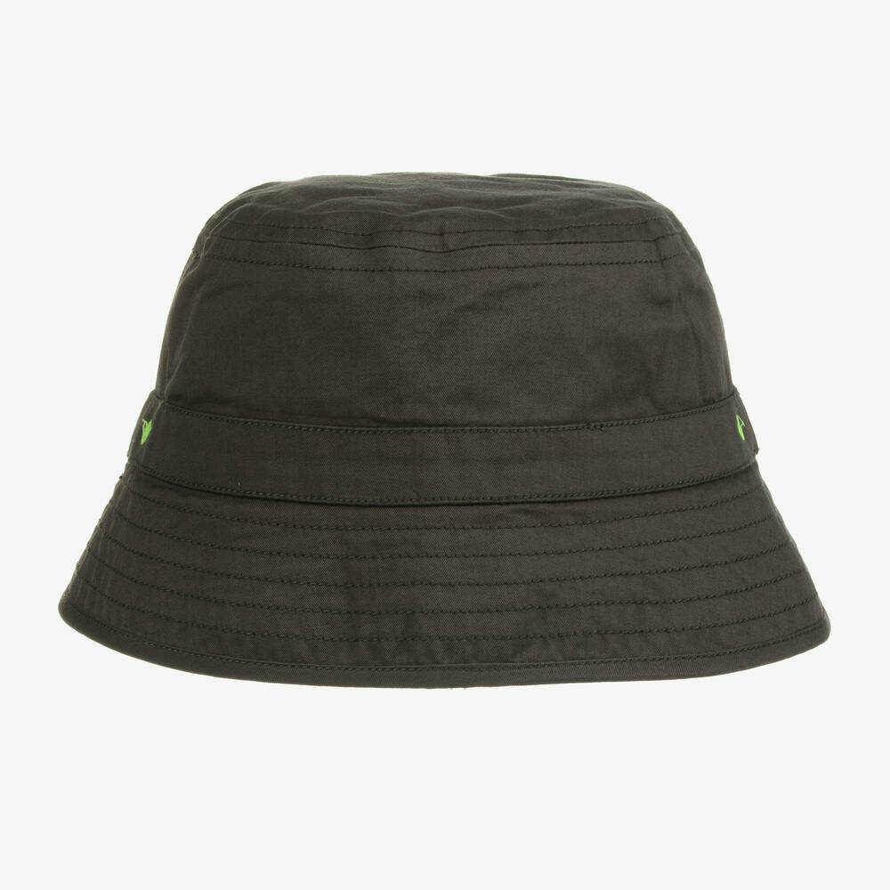 Sunuva - Boys Green Cotton Sun Hat | Childrensalon
