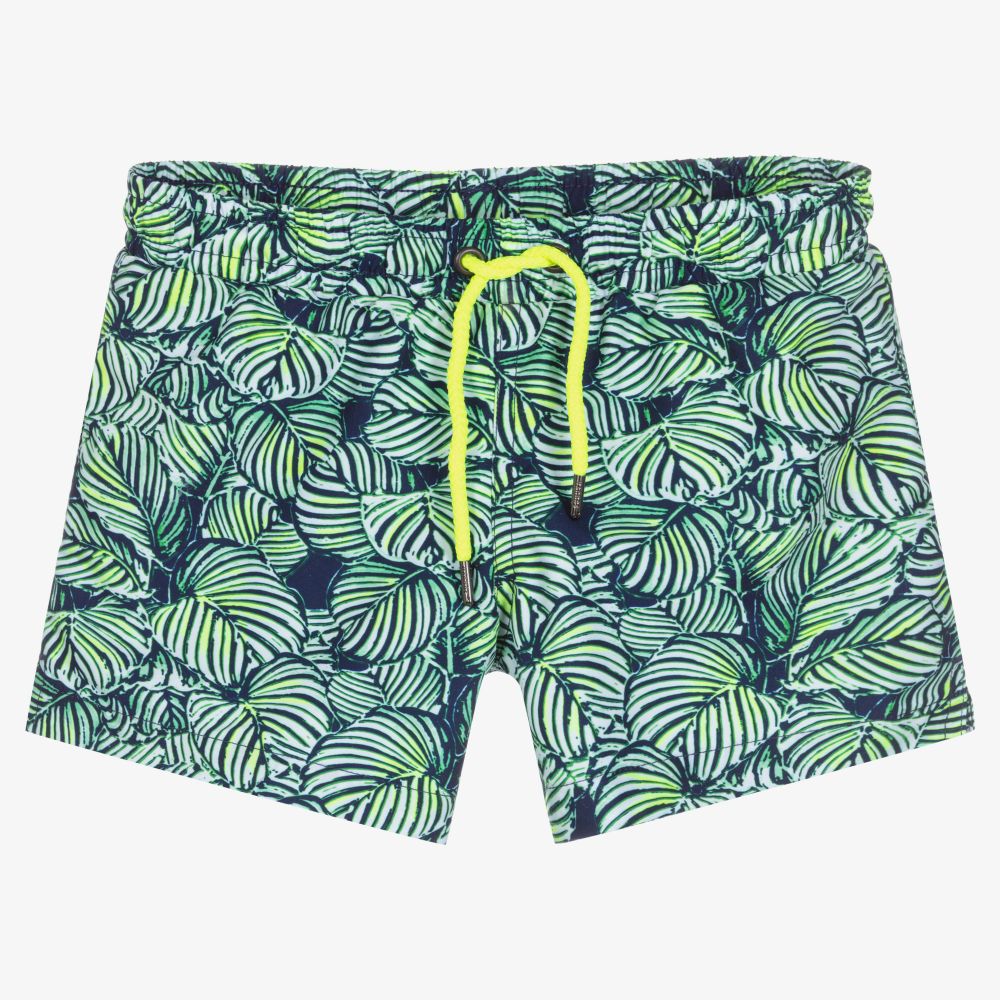 Sunuva - Short bain vert Jungle Garçon | Childrensalon