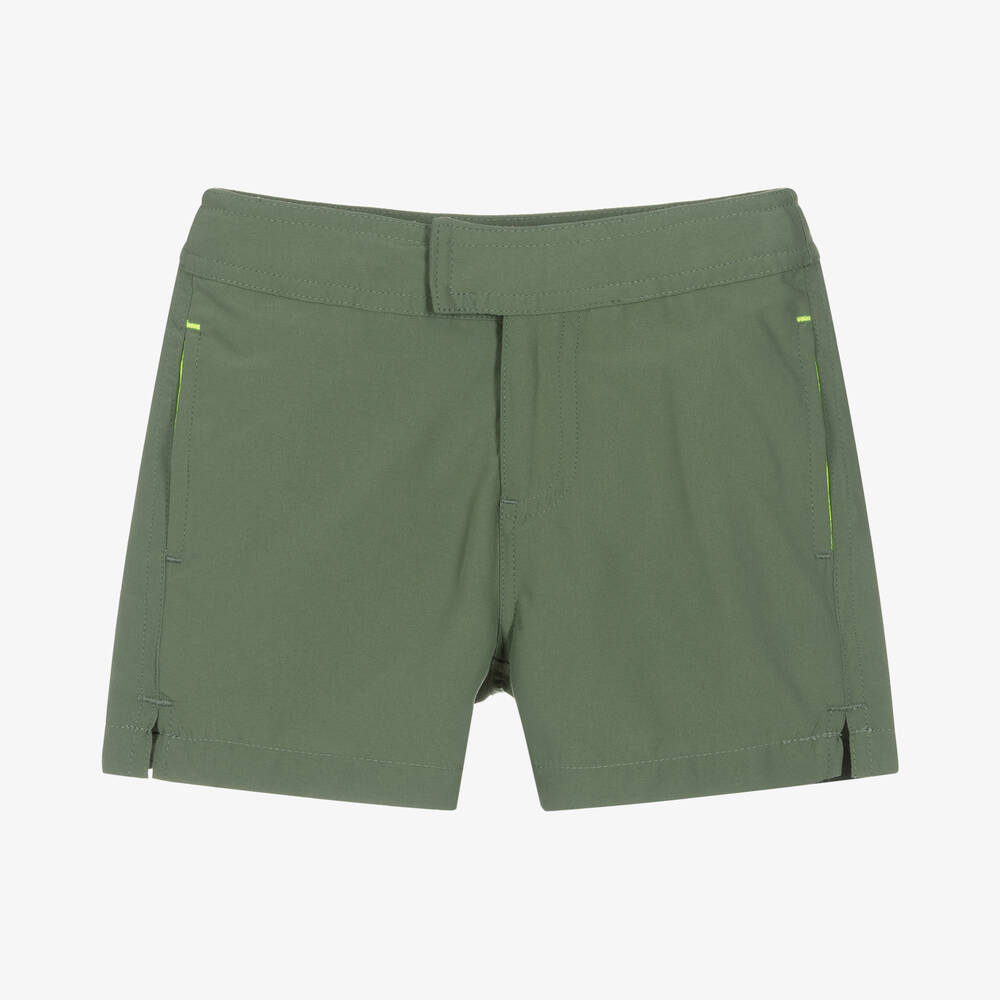 Sunuva - Boys Green Swim Shorts (UPF 50+) | Childrensalon